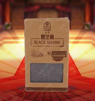 薈食(FINE FOOD)黑芝麻產(chǎn)自安徽亳州380g每袋，本產(chǎn)品的設(shè)計精致大方、方便攜帶，是作為居家、旅行、聚會常備的休閑伴侶。含有優(yōu)質(zhì)蛋白質(zhì)和豐富的礦物質(zhì)，另一方面是因為含有豐富的不飽和脂肪酸、維生素E和珍貴的芝麻素及黑色素。