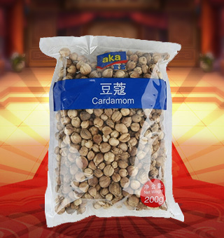 宜客(AKA)豆蔻產自四川成都200g每袋，選用上等優(yōu)質的豆蔻為原料，經現(xiàn)代先進的工藝，精心制作而成，品質天然，口味純正。營養(yǎng)豐富，天然美味，綠色健康，氣味芳香，味道純正，品質有保障，可放心食用。塑料質地包裝，簡潔大方，食用簡單，是您廚房常備品的上好選擇，帶給您全新的精彩體驗。
