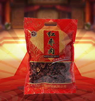 閩融紅棗肉產(chǎn)自河北滄州500g每袋，紅棗能提高人體免疫力，能促進白細胞的生成，降低膽固醇，保護肝臟，紅棗中還含有抑制癌細胞，甚至可使癌細胞向正常細胞轉(zhuǎn)化的物質(zhì)