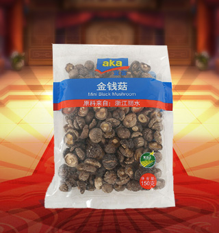 宜客(AKA)金錢菇產(chǎn)自浙江麗水250g每袋，精選優(yōu)質(zhì)金錢菇，經(jīng)先進(jìn)工藝加工而成，其味清香可口，質(zhì)地細(xì)膩，是一種風(fēng)味獨(dú)特的食用菌。將本品用清水洗凈浸泡后，可直接與肉絲爆炒、排骨煲湯，或作為佐料，葷素皆宜本產(chǎn)品采用的是袋裝的包裝方式，包裝較輕，讓您攜帶起來更加的方便自如。
