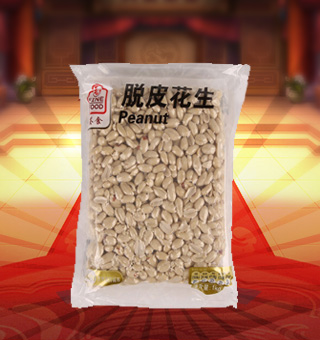 薈食(FINE FOOD)脫皮花生產(chǎn)自吉林白城1kg每袋，精選優(yōu)質(zhì)原料精心制作而成，無有害添加，通過多道工序精心篩選，確保高品質(zhì)的產(chǎn)品質(zhì)量。富含不飽和脂肪酸，營養(yǎng)豐富，口感香甜，美味可口，原味清新，堪稱美味絕倫。簡約精致袋裝真空包裝，更好的保存了花生原有的風味，食用簡單，便于攜帶，安全有保障。