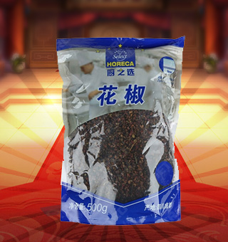 廚之選(HORECA SELECT)花椒產自四川成都500g每袋，花椒，含揮發(fā)油，性熱，味辛香，作為中國特有的香料，花椒就與姜、茱蔡并稱為中國民間三大辛辣調味。本產品采用的是袋裝的設計，食用和放置都是相對比較方便的，是您廚房常備品的好伙伴?；ń房沙鞣N肉類的腥氣；促進唾液分泌，增加食欲，是您健康美食的好伴侶。